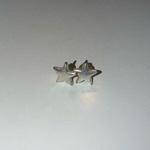 Silver Star Earrings